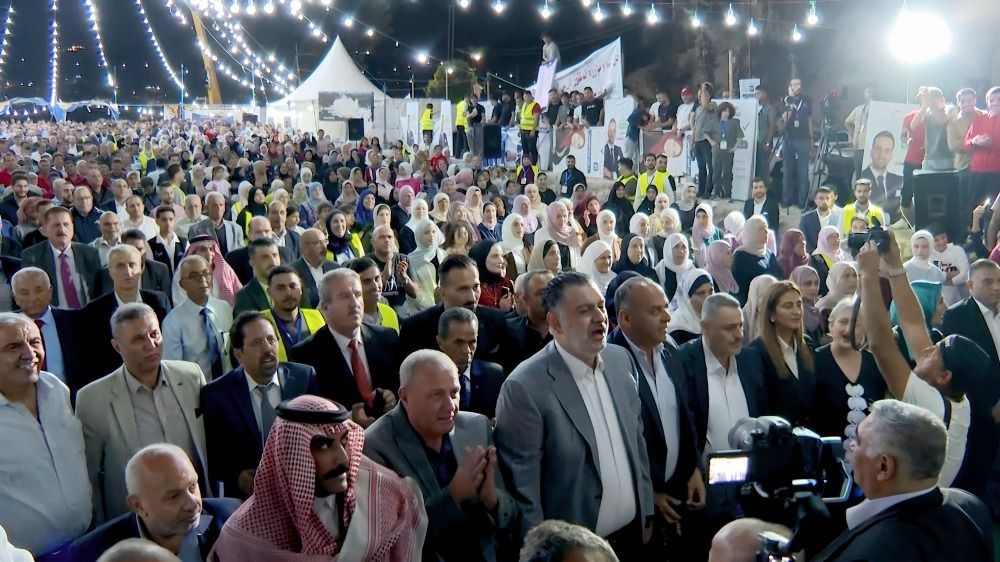 بالصور... عجلون تستقبل حزب إرادة بحشد جماهيري تجاوز الستة آلاف