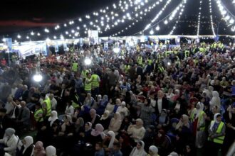 بالصور... عجلون تستقبل حزب إرادة بحشد جماهيري تجاوز الستة آلاف