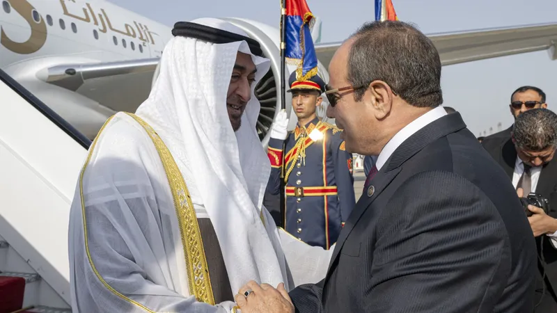 السيسي وبن زايد يشهدان إطلاق مخطط مشروع "رأس الحكمة"