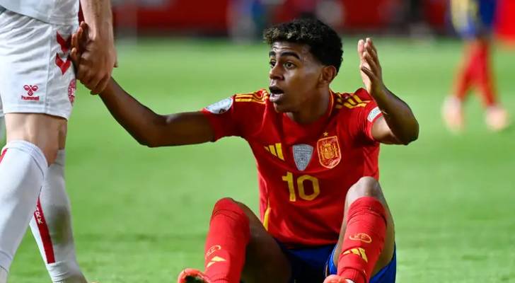 صورة حول : "برشلونة"يحذر منتخب إسبانيا بشأن إصابة لامين يامال "برشلونة"يحذر منتخب إسبانيا بشأن إصابة لامين يامال