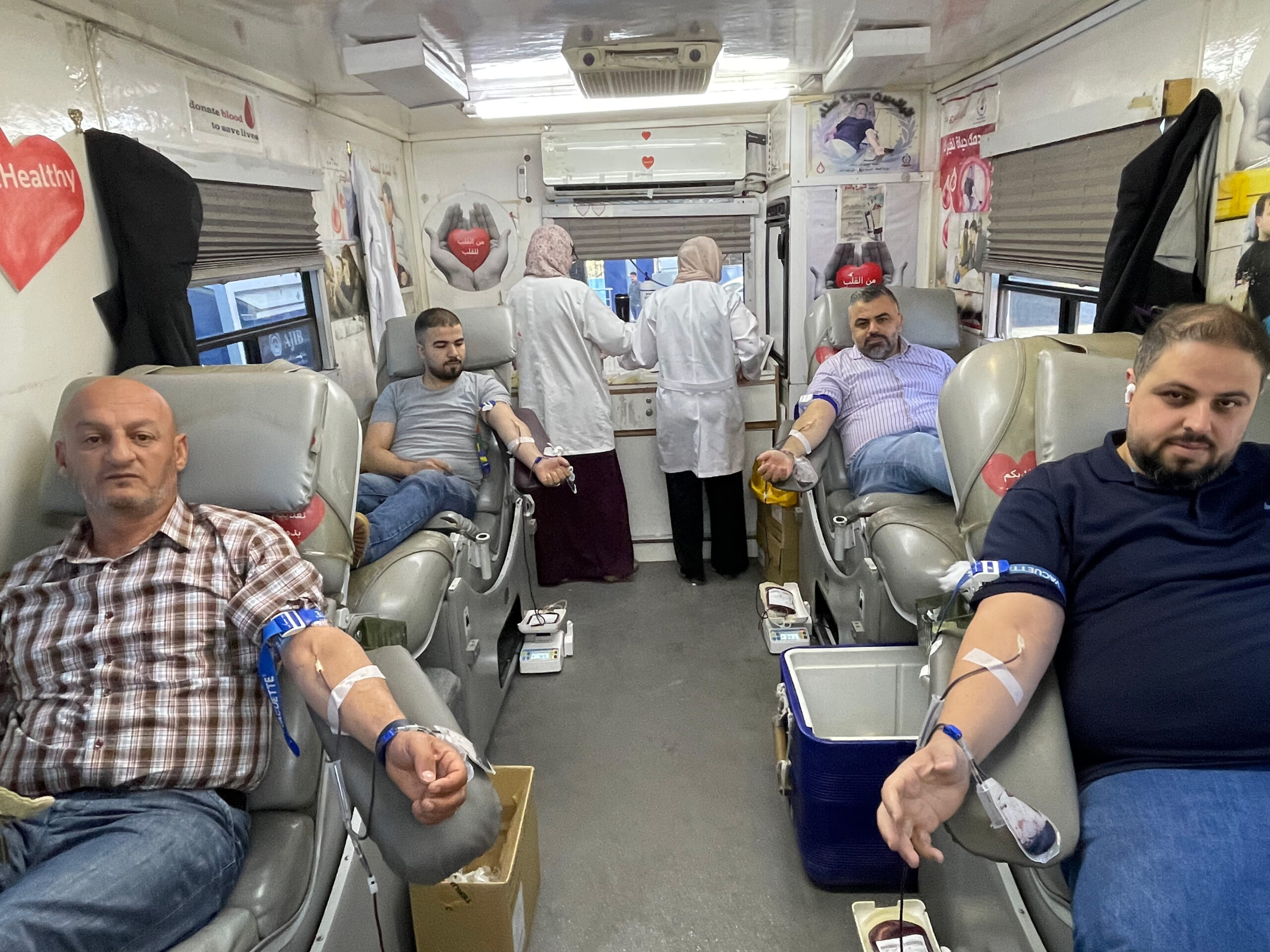 بالصور.. المناصير للزيوت والمحروقات تنظم حملة للتبرع بالدم