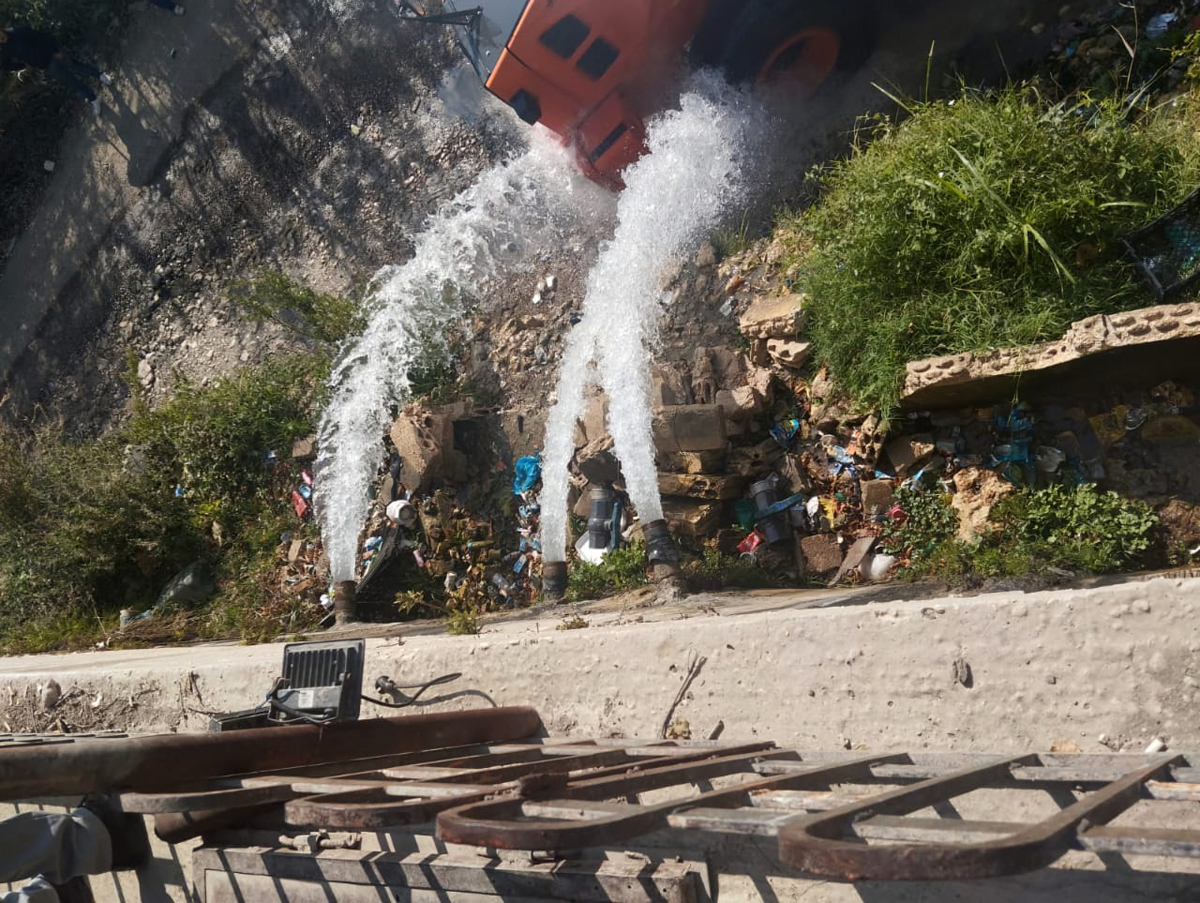 حملة أمنية لإزالة اعتداءات على مصادر المياه الجوفية