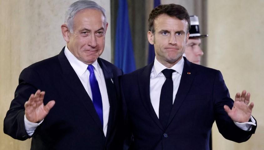 صورة حول : نتنياهو: عار على ماكرون الدعوة إلى حظر توريد الأسلحة لإسرائيل نتنياهو: عار على ماكرون الدعوة إلى حظر توريد الأسلحة لإسرائيل