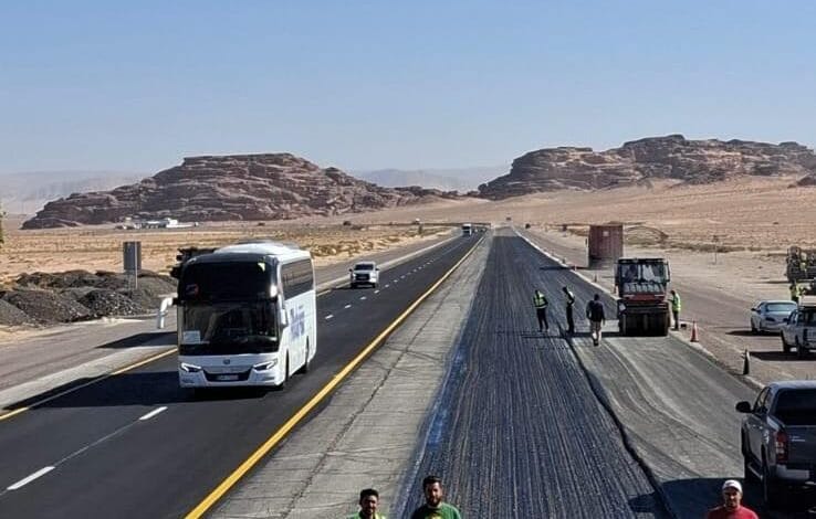 وزارة الأشغال العامة تعلن انتهاء العمل بمنطقة القويرة