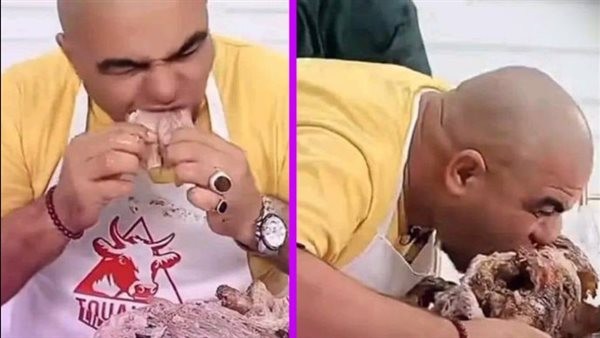 سليم الأكول يحقق رقمًا قياسيًا بتناول خروفاً في 30 دقيقة
