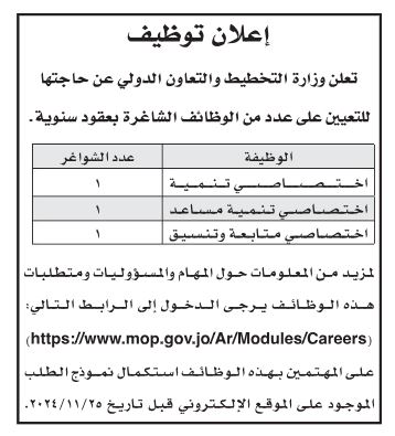 شواغر ومدعوون للمقابلات في مؤسسات رسمية (أسماء)