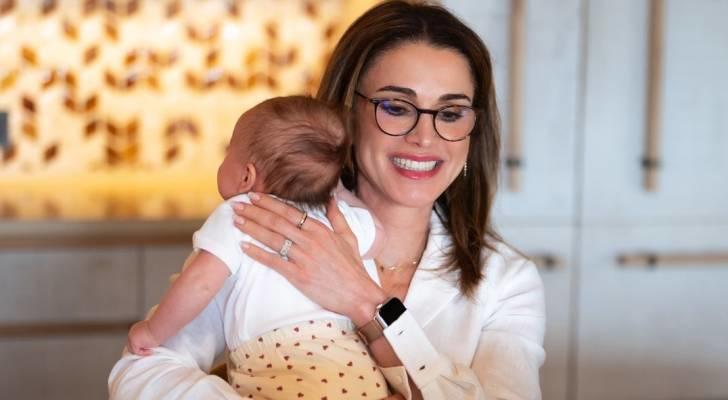 الملكة رانيا: أول اجتماع زووم للغالية الصغيرة إيمان