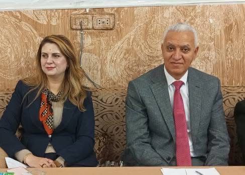 الحياري و العموش في حوارية سياسية حول الوحدة الوطنيه