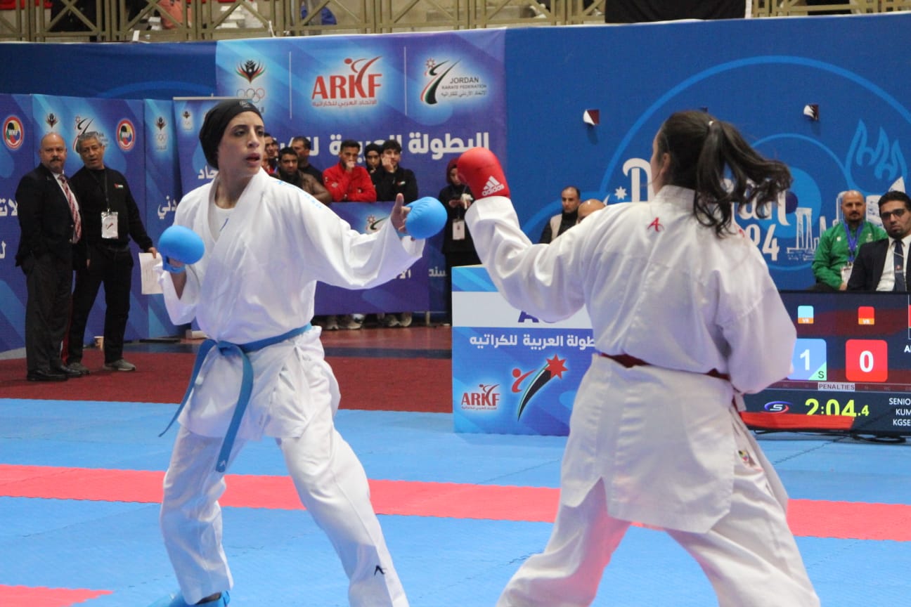 عاجل | ٤ ذهبيات و٥ فضيات للأردن في اليوم الأول ل"عربية الكراتيه"