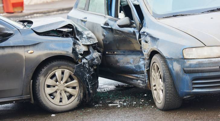 حادث سير بين 7 مركبات في شارع الاردن