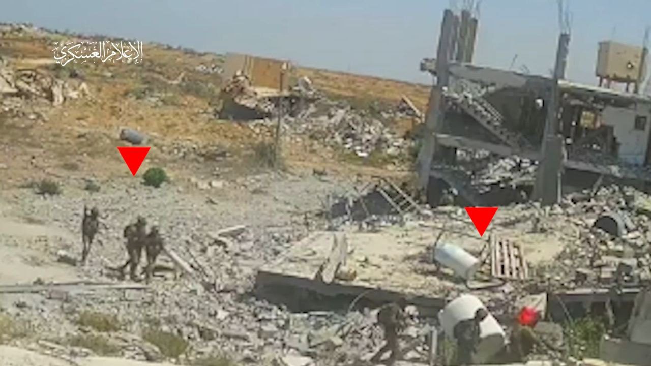 الجيش الاسرائيلي يقع في كمين للقسام برفح