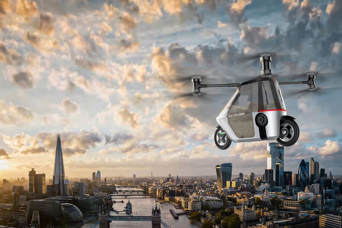 أول دراجة نارية طائرة للركاب في العالم "Skyrider X1"