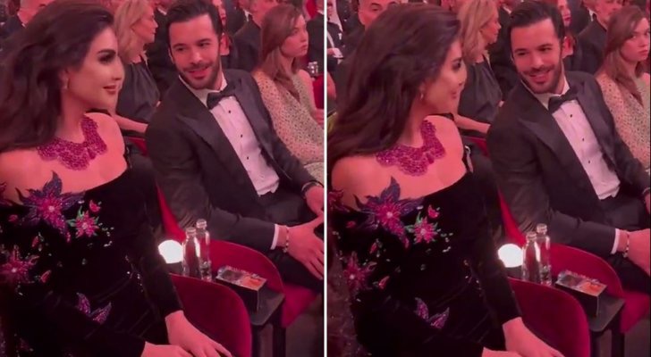 نظرات ياسمين صبري وباريش أردوتش تشعل الجدل