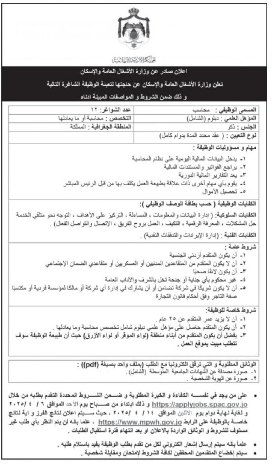 شواغر ومدعوون للمقابلات لاستكمال التعيين (اسماء)