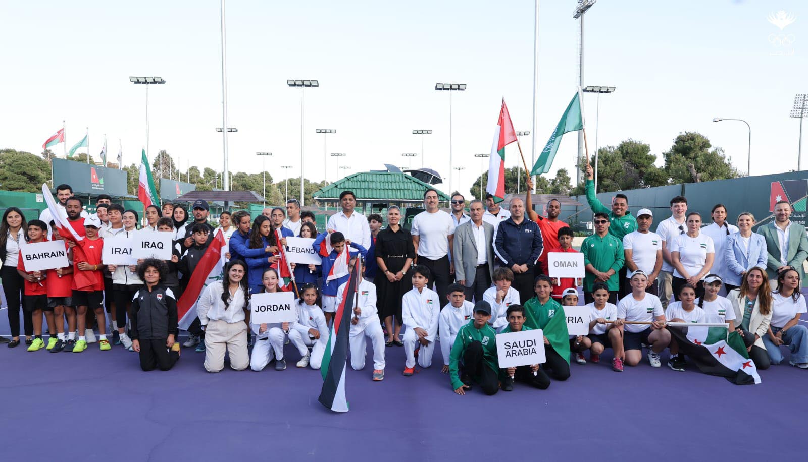 افتتاح بطولة غرب آسيا للناشئين للتنس