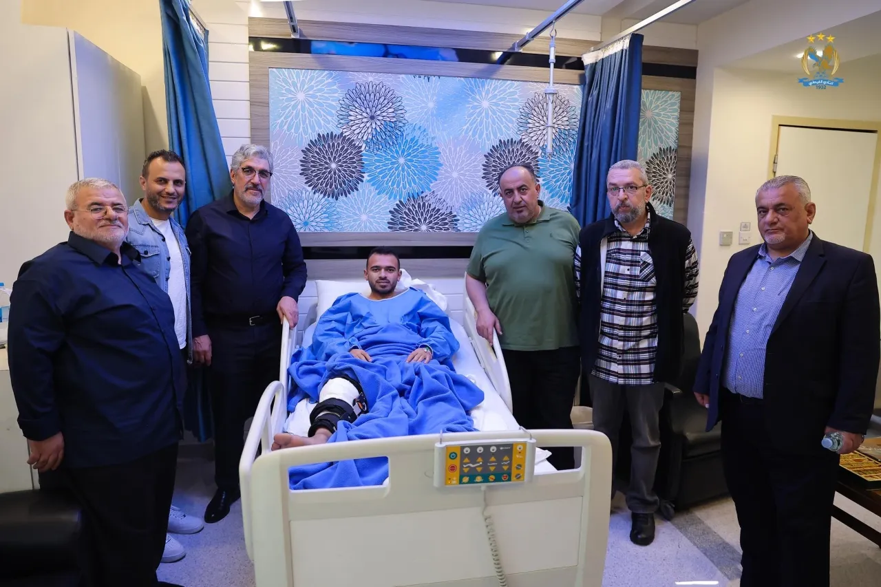 نجاح العملية الجراحية للاعب الفيصلي عمر هاني