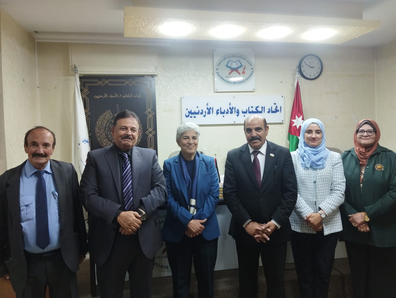 السفيرة التونسية في عمان مفيدة الزريبي تزور اتحاد الكتاب والادباء الاردنيين