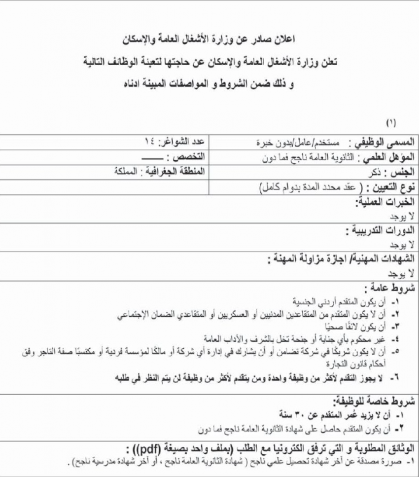 مدعوون لإستكمال إجراءات التعيين وشواغر وظيفية (أسماء)