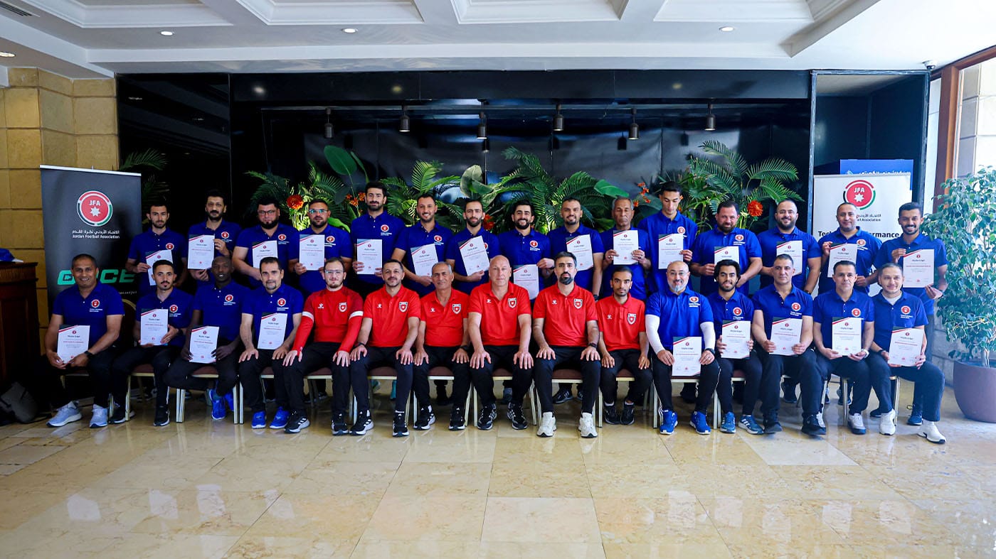 25 مدربًا يشاركون في فعاليات دورة دبلوم محلل الأداء الفني