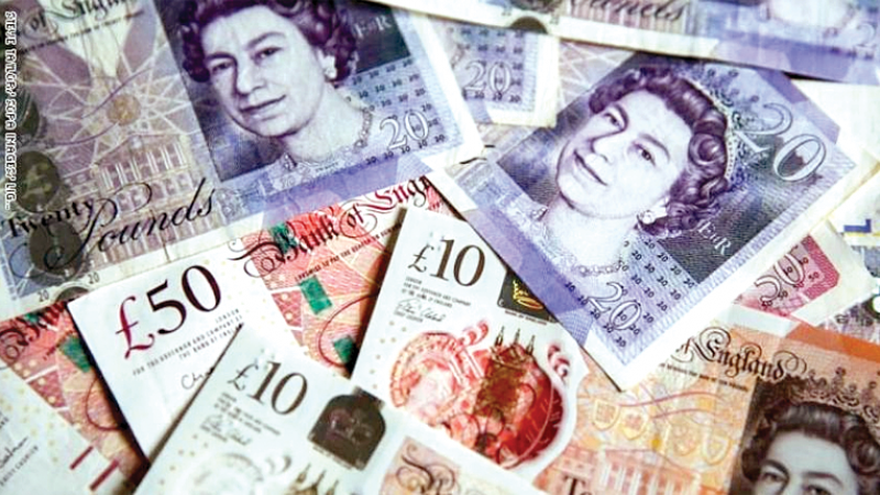 ارتفاع الاسترليني فوق حاجز 1.33 دولار