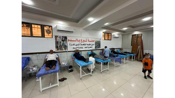 صورة حول : حملة تبرع بالدم في البقعة وعين الباشا دعمًا لأهالي غزة حملة تبرع بالدم في البقعة وعين الباشا دعمًا لأهالي غزة