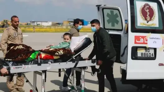 وصل 23 طفلاً من قطاع غزة إلى الأردن ضمن مبادرة الممر الطبي الأردني