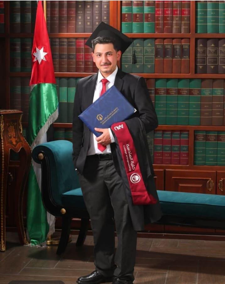 صورة حول : عطوفة الدكتور خالد خريسات مبارك تخرّج نجلكم المهندس وليد من جامعة الحسين التقنية بتخصص هندسة الطاقة المتجددة عطوفة الدكتور خالد خريسات مبارك تخرّج نجلكم المهندس وليد من جامعة الحسين التقنية بتخصص هندسة الطاقة المتجددة