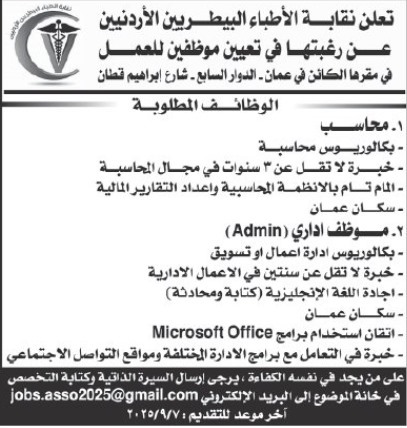 بالاسماء ..وظائف شاغرة ومدعوون لإجراء المقابلات الشخصية