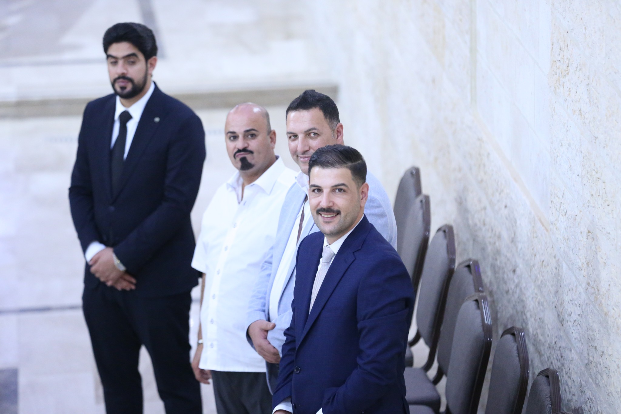 بالصور .. أبناء المرحوم الحاج صالح الهنداوي يحتفلون بزفاف شقيقهم سعد