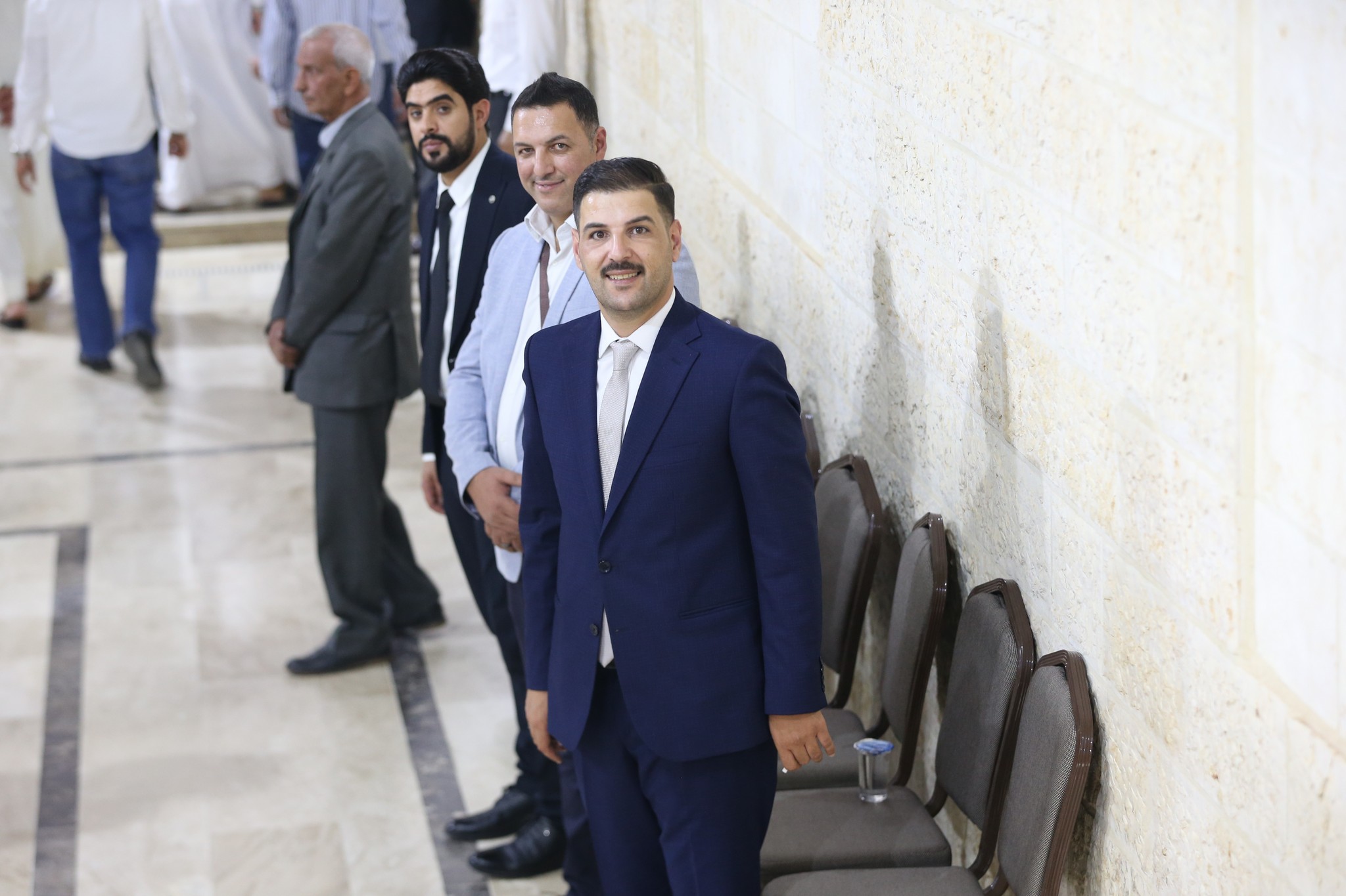 بالصور .. أبناء المرحوم الحاج صالح الهنداوي يحتفلون بزفاف شقيقهم سعد