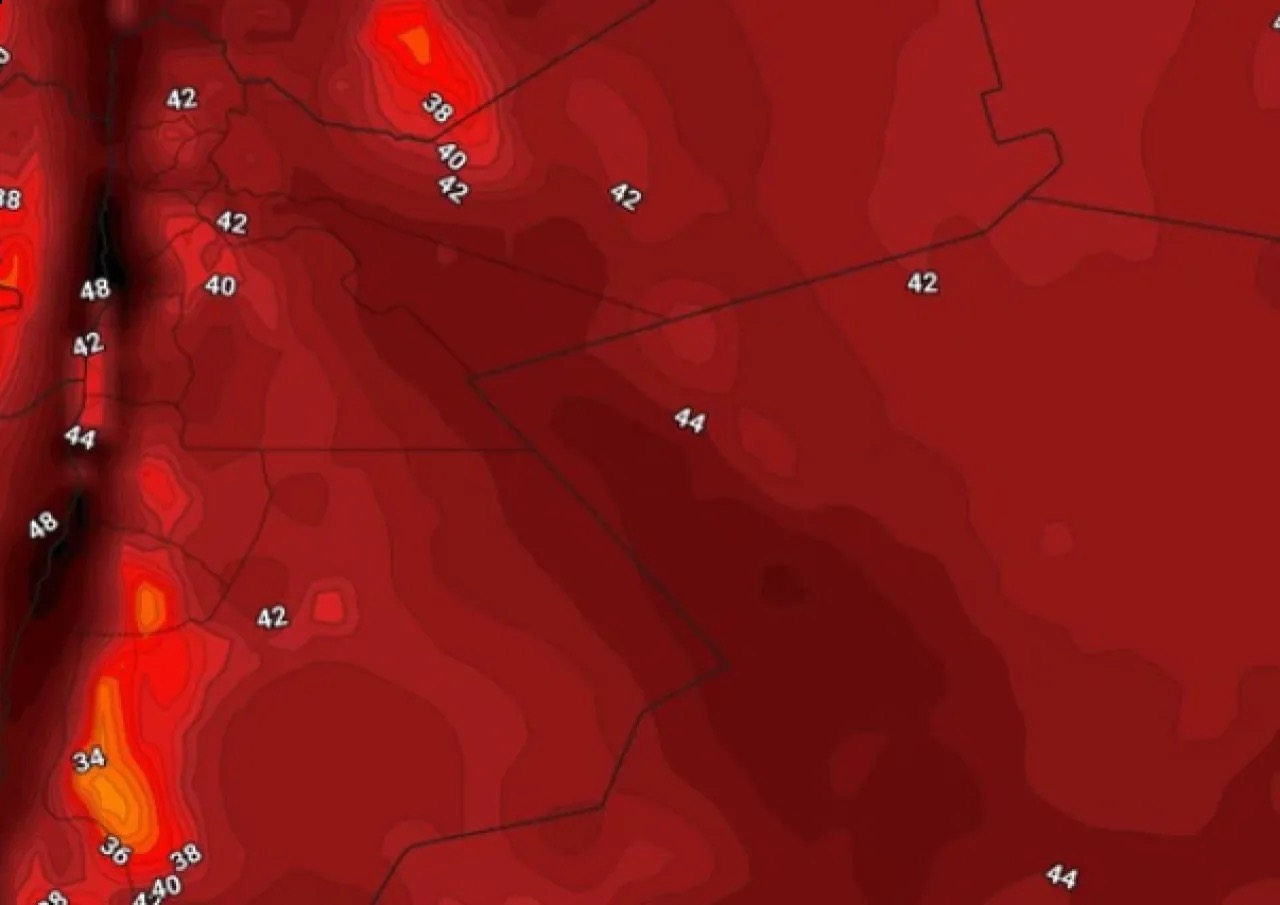 موجة حر قياسية تجتاح الأردن لليوم السادس.. وتحذيرات من عواصف رعدية وغبارية