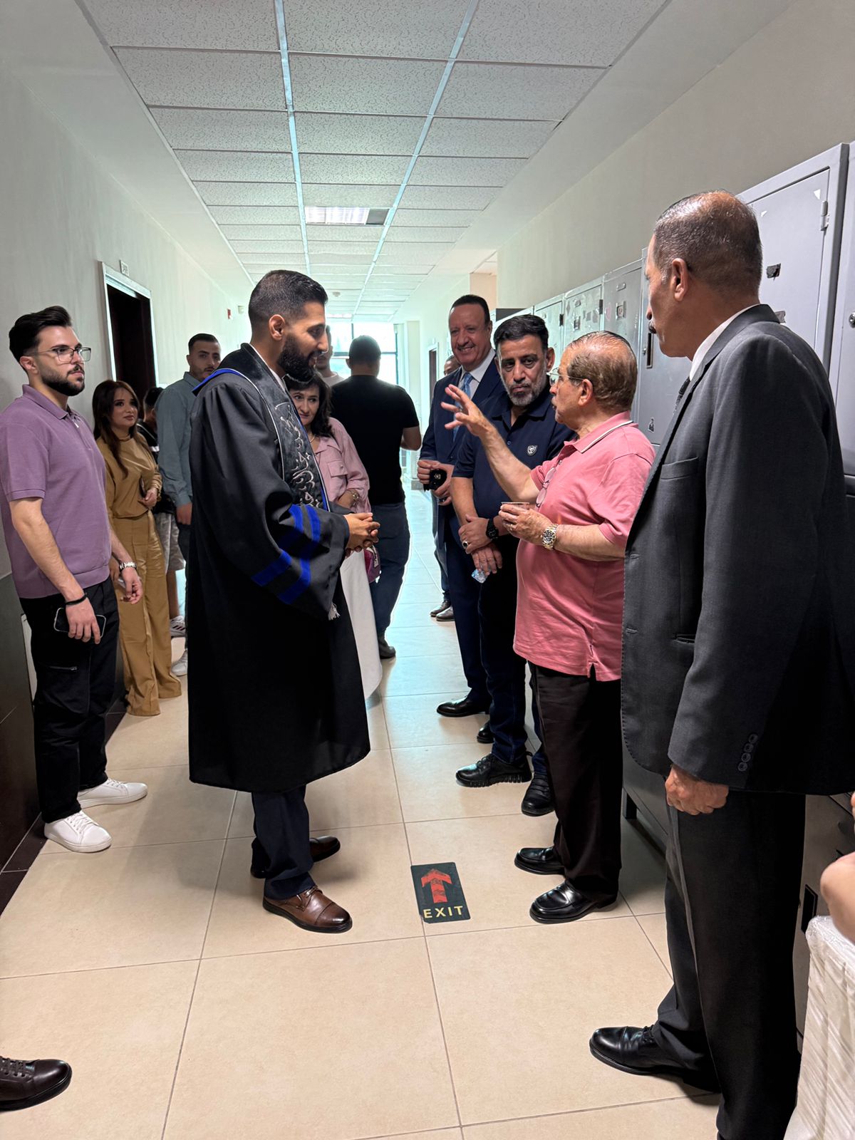 محمد خالد خلف .. مبارك الماجستير