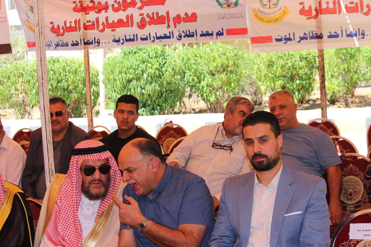 الشرطة المجتمعية والمجتمع المحلي يوقعون وثيقة ضد إطلاق العيارات النارية في ماركا الشمالية "فيديو وصور"