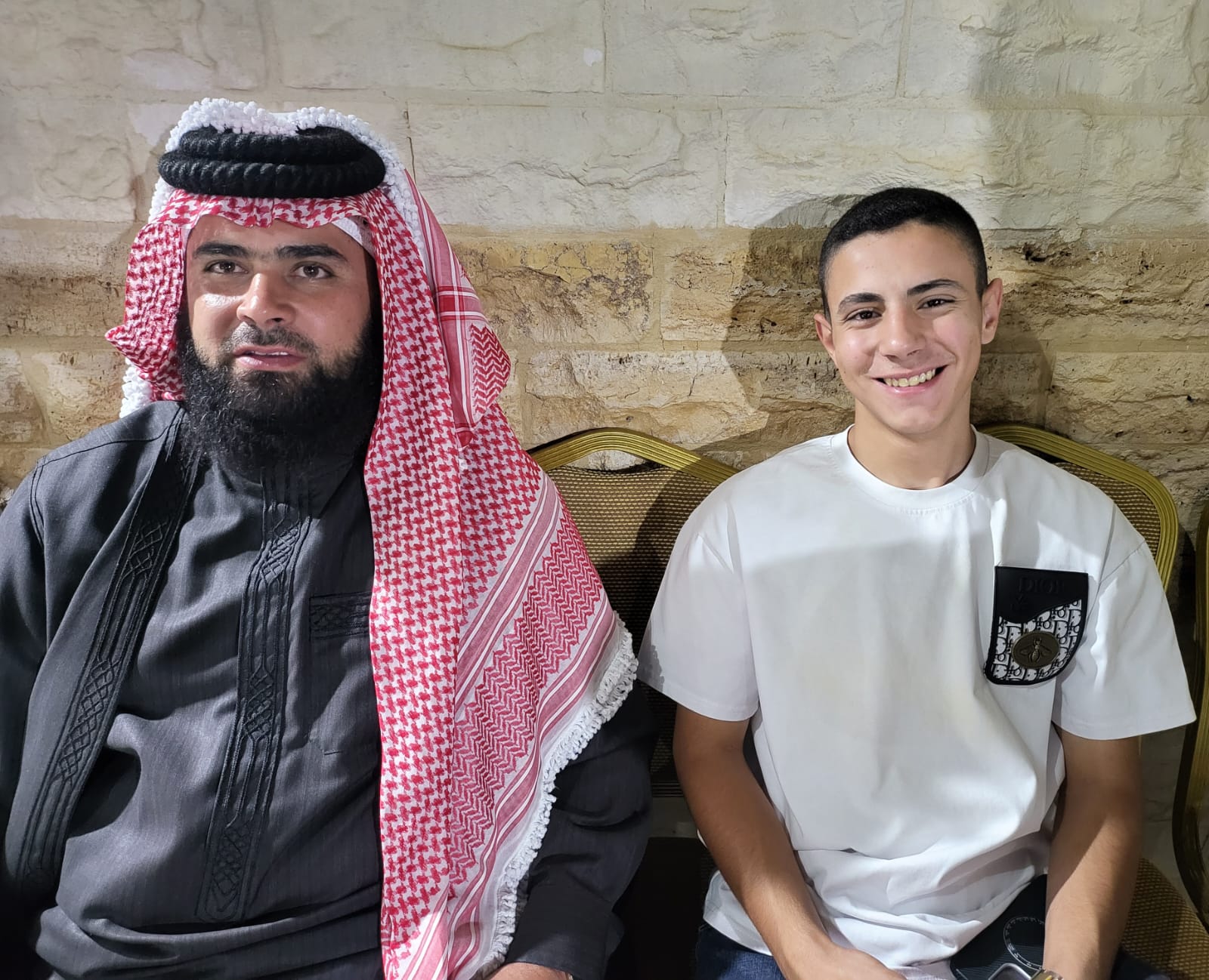 رجل الأعمال ناصر سعيد الركيبات يستقبل المهنئين بنجاح عملية زراعة الكلى