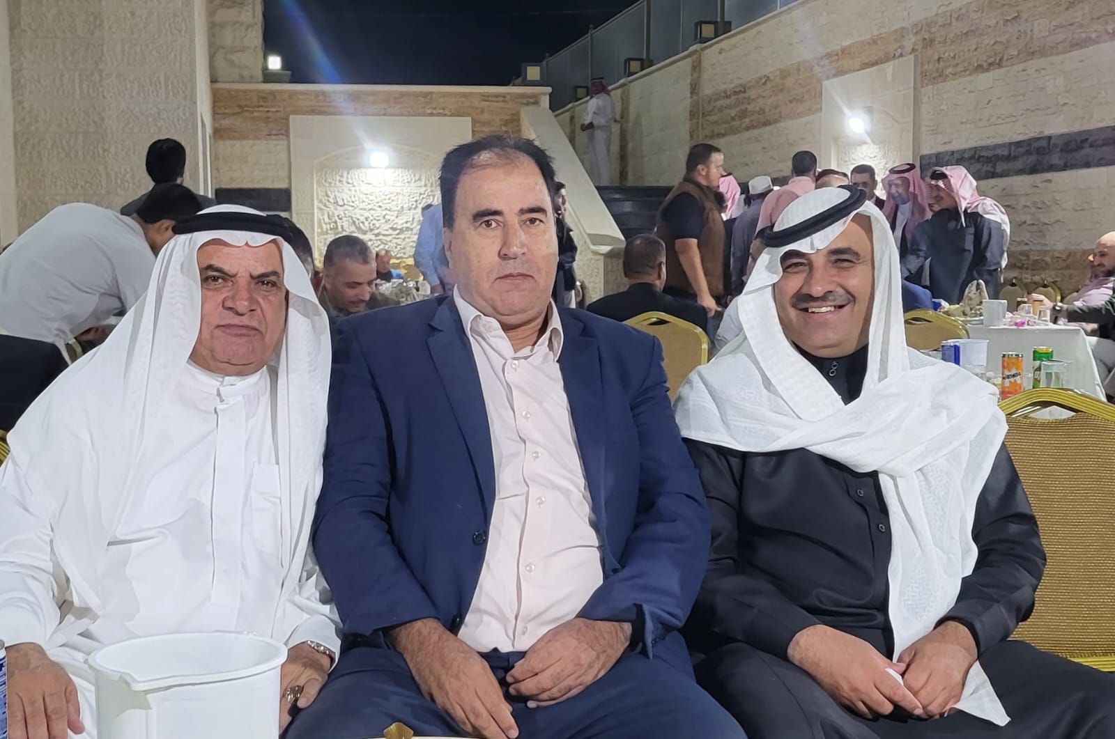 رجل الأعمال ناصر سعيد الركيبات يستقبل المهنئين بنجاح عملية زراعة الكلى