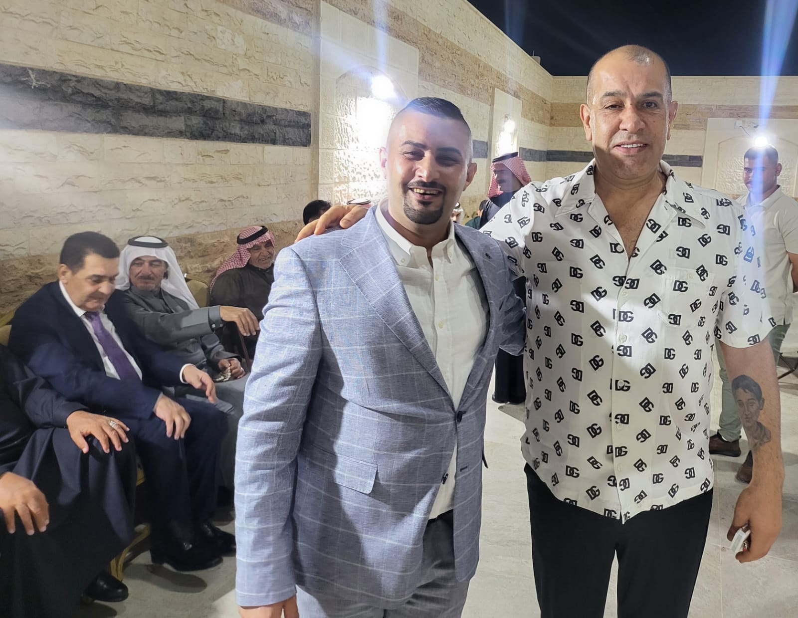 رجل الأعمال ناصر سعيد الركيبات يستقبل المهنئين بنجاح عملية زراعة الكلى