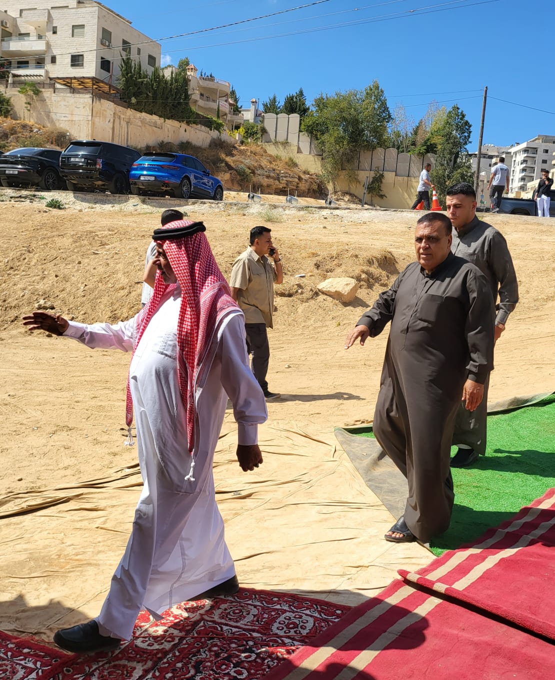 حشود غفيرة تشارك مروان الركيبات حفل زفاف نجله المهندس عبدالله في دابوق