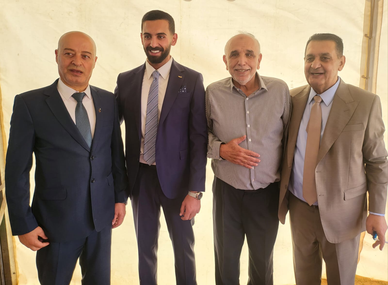 حشود غفيرة تشارك مروان الركيبات حفل زفاف نجله المهندس عبدالله في دابوق