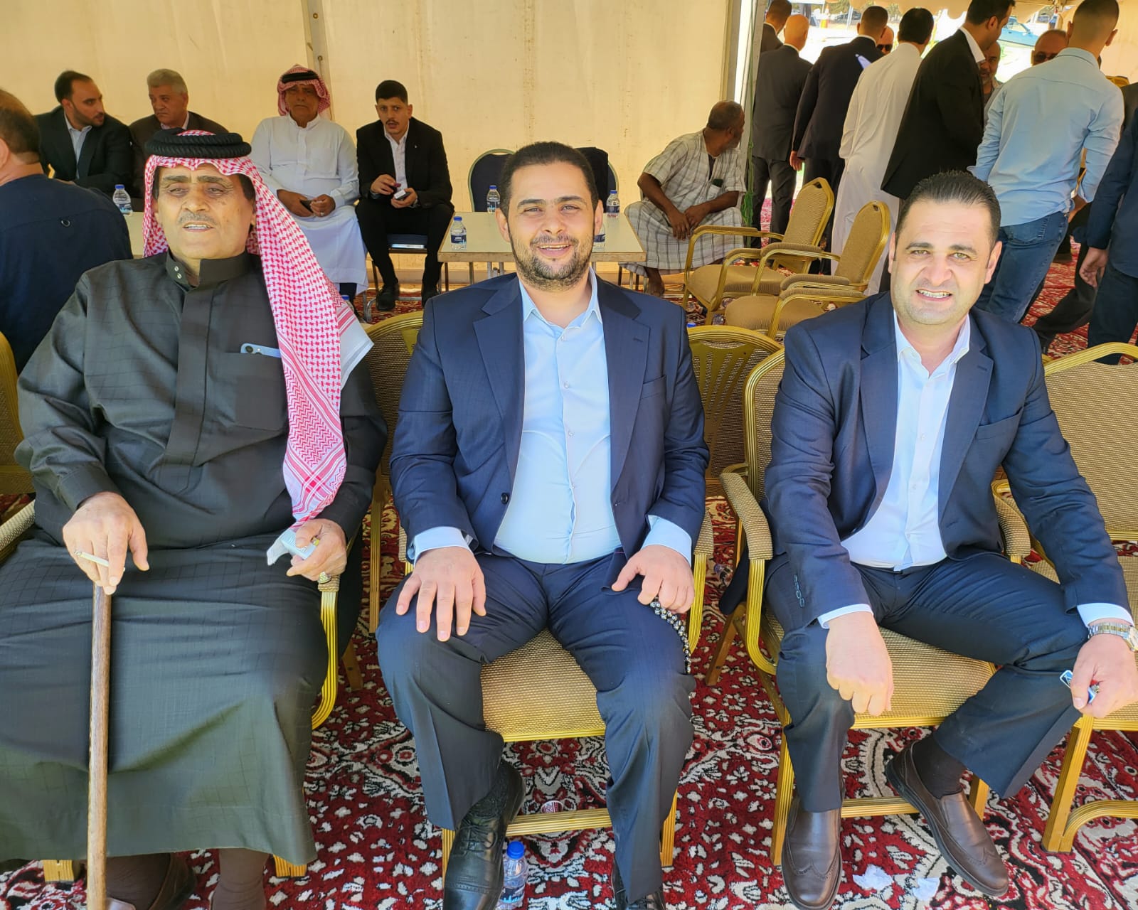 حشود غفيرة تشارك مروان الركيبات حفل زفاف نجله المهندس عبدالله في دابوق