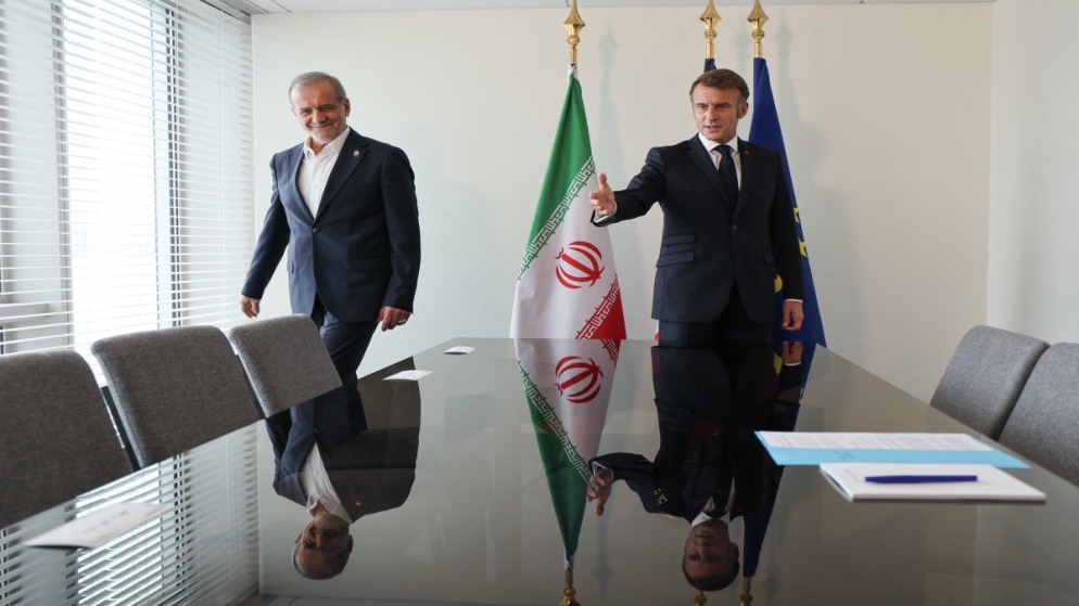 صورة حول : ماكرون لبزشكيان: ما زال هناك وقت محدود للتوصل إلى اتفاق نووي ماكرون لبزشكيان: ما زال هناك وقت محدود للتوصل إلى اتفاق نووي