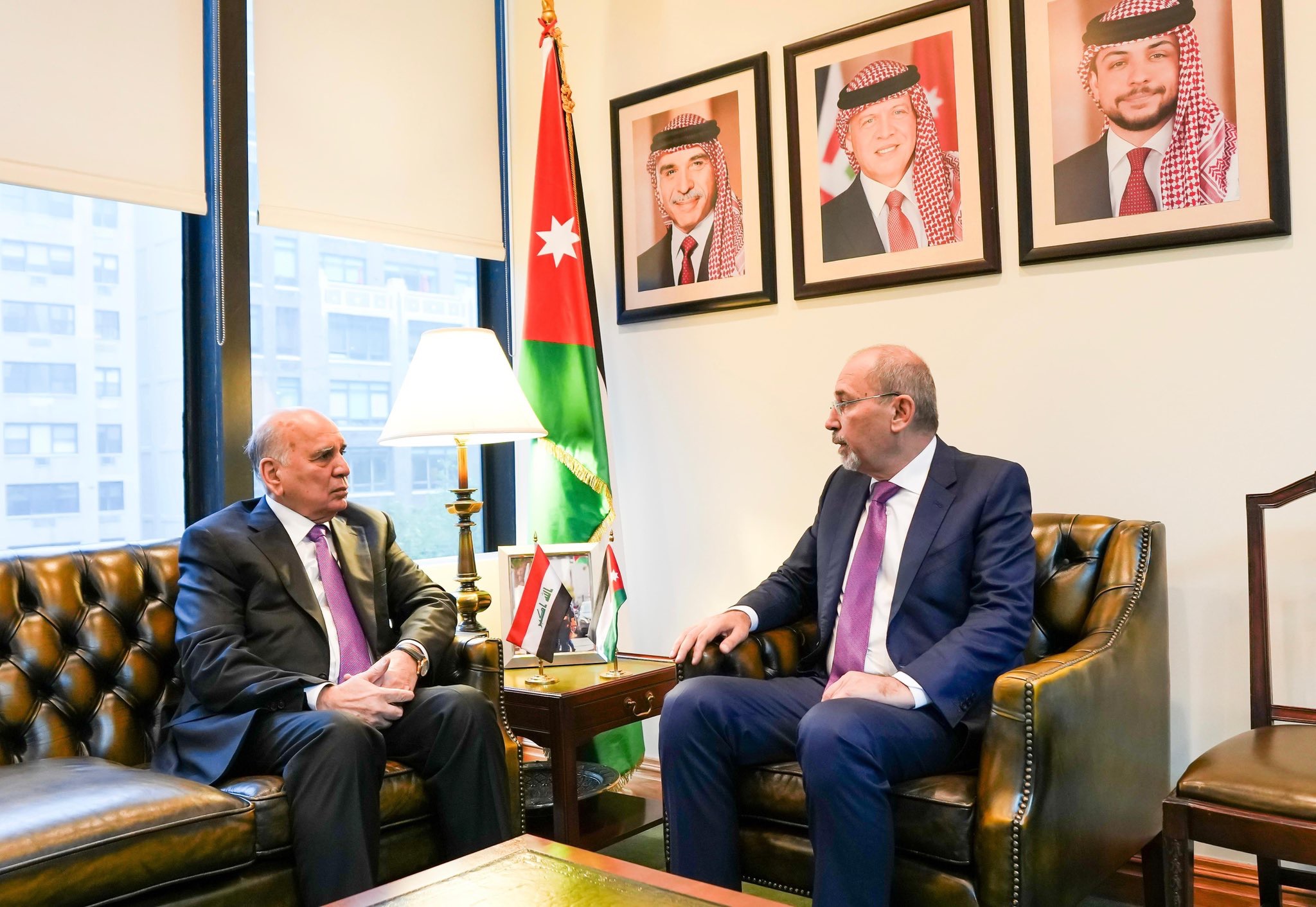 الصفدي يجتمع مع نظيره العراقي على هامش أعمال الجمعية العامة للأمم المتحدة