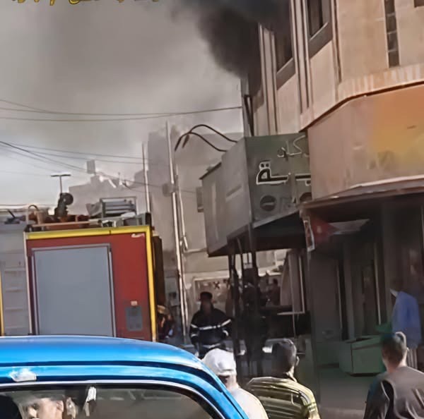 إندلاع حريق في محافظة المفرق"صور"