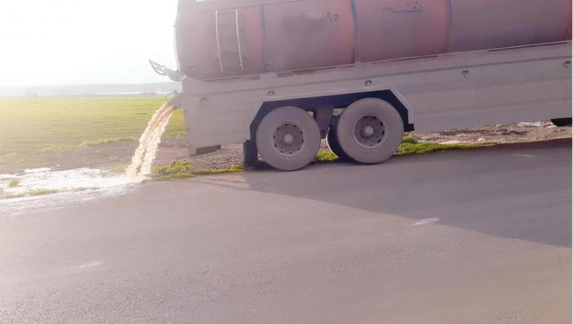 ضبط سائق صهريج