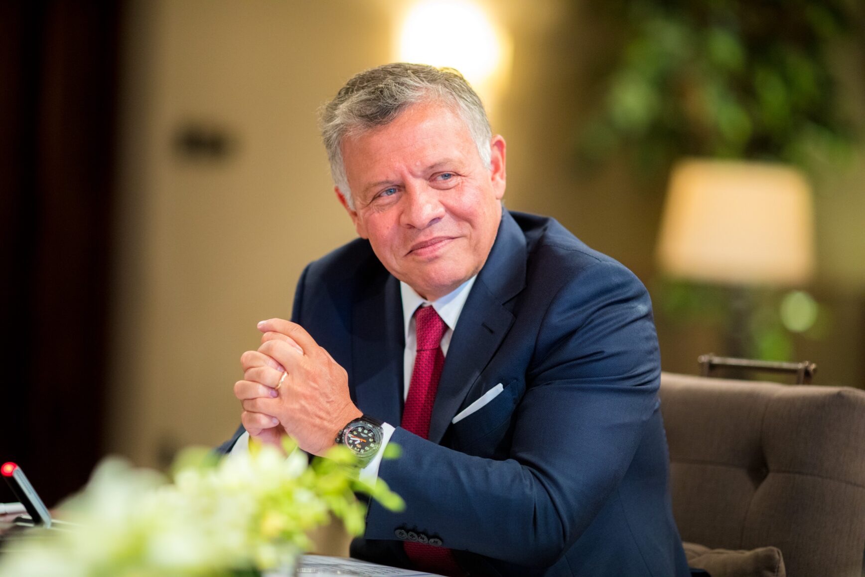 الملك عبدالله الثاني يعود إلى الأردن