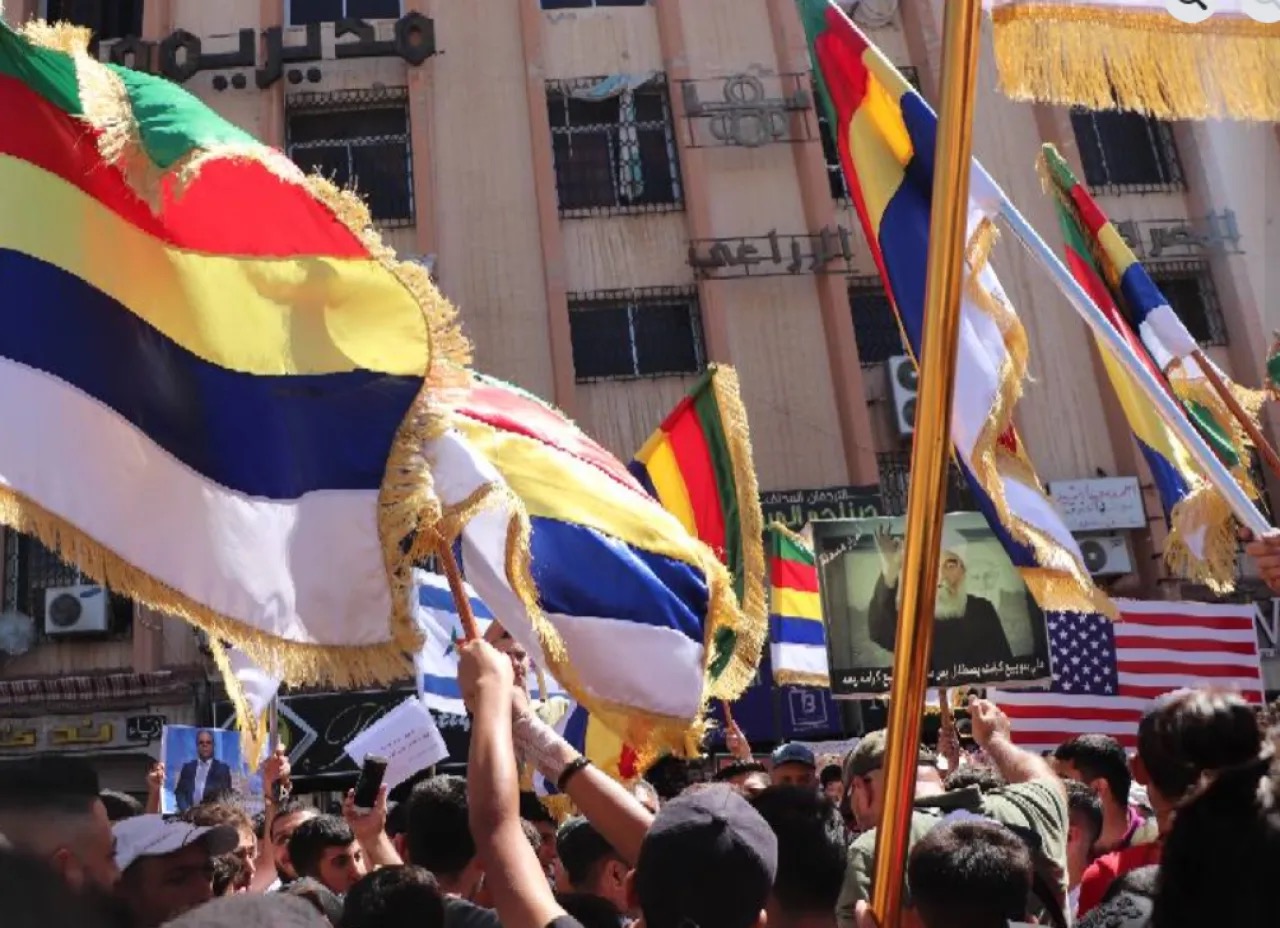 مظاهرات في السويداء تطالب بحق تقرير المصير