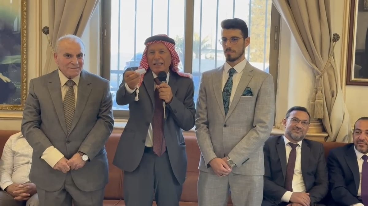 العرموطي طلب وثامر الفايز اعطى .. في جاهة حسن نجل الصحفي محمد غنام وآل مالك