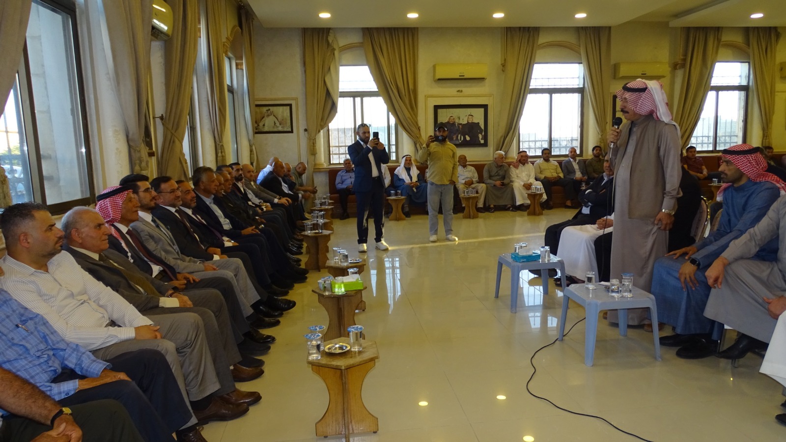 العرموطي طلب وثامر الفايز اعطى .. في جاهة حسن نجل الصحفي محمد غنام وآل مالك