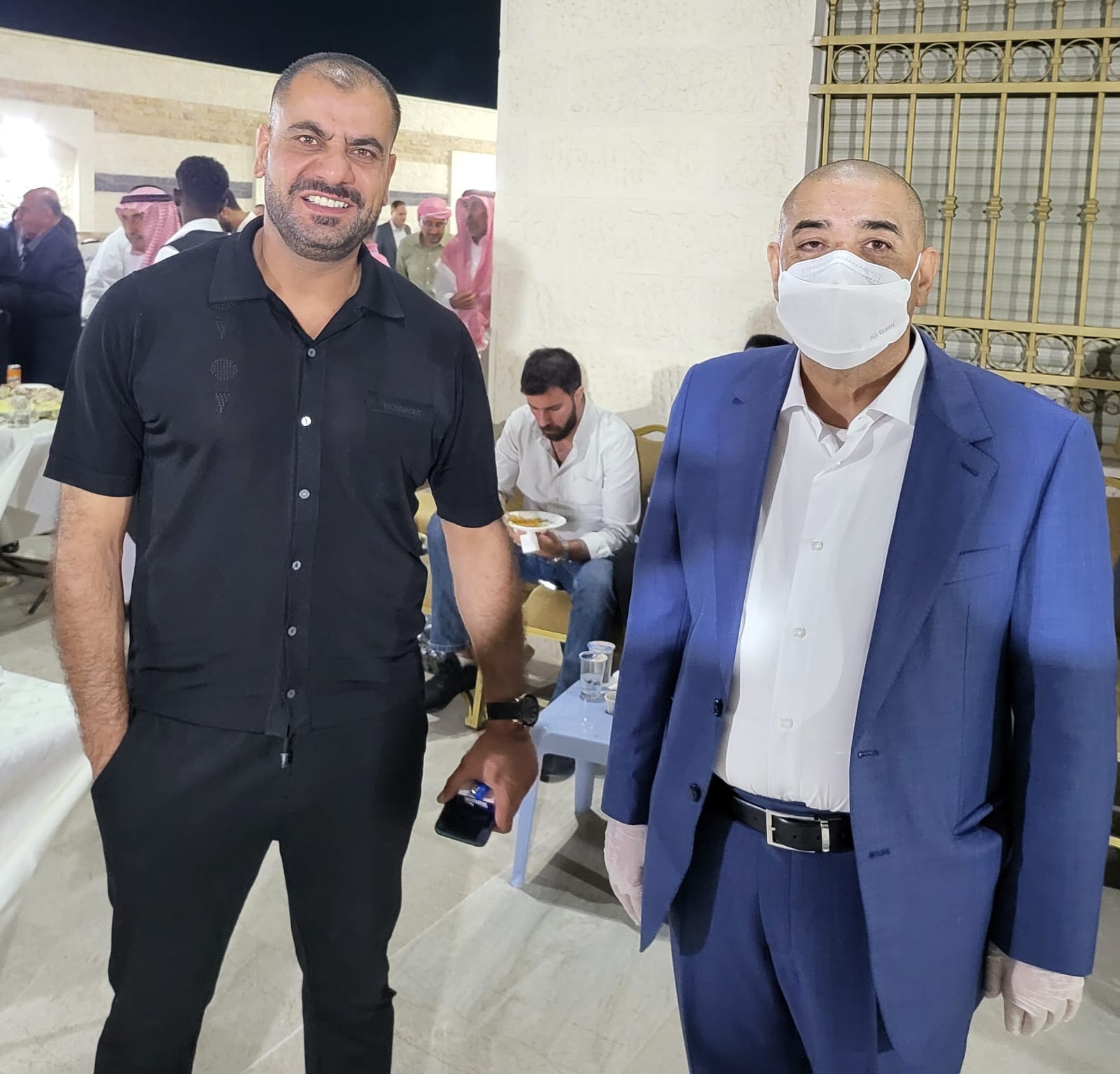 رجل الأعمال ناصر سعيد الركيبات يستقبل المهنئين بنجاح عملية زراعة الكلى