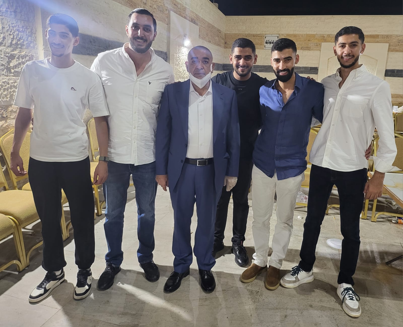 رجل الأعمال ناصر سعيد الركيبات يستقبل المهنئين بنجاح عملية زراعة الكلى