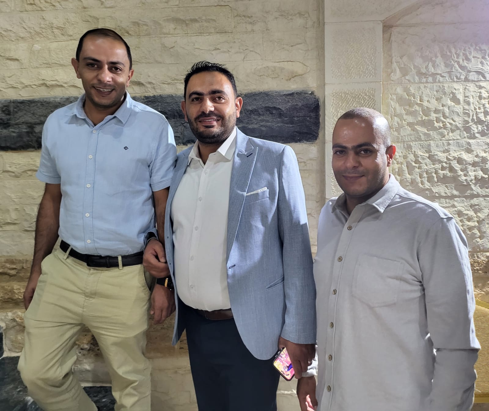 رجل الأعمال ناصر سعيد الركيبات يستقبل المهنئين بنجاح عملية زراعة الكلى